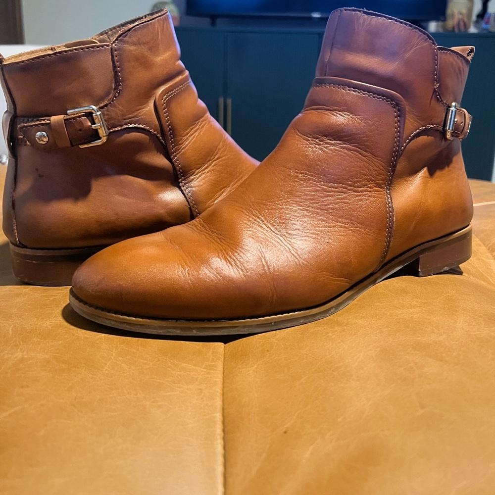 Women’s Brown Real Leather Ankle Boots